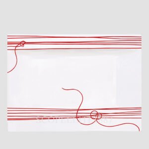 taitu rectangular platter fil rouge