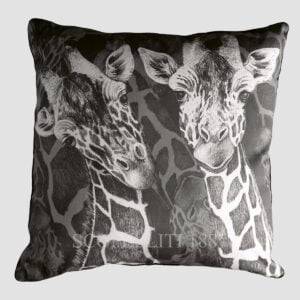 taitu square cushion 48x48 wild spirit giraffe