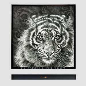 taitu square tray 45x45 wild spirit tiger