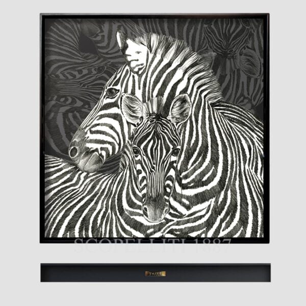 taitu square tray 45x45 wild spirit zebra