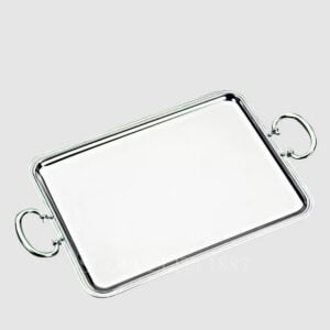 cristofle albi rectangular tray silver plated
