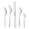 New Christofle 5 Piece Place Setting Infini Silver Plated