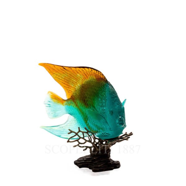 daum amber green royal angelfish limited edition
