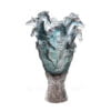 Daum Blue grey Cavalcade prestige Vase Limited Edition