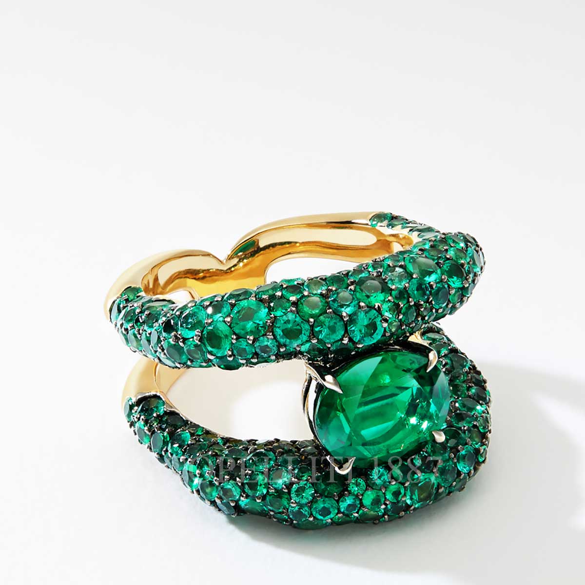 faberge emotion ring emerald