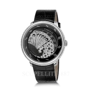 feberge compliquee peacock black sapphire watch