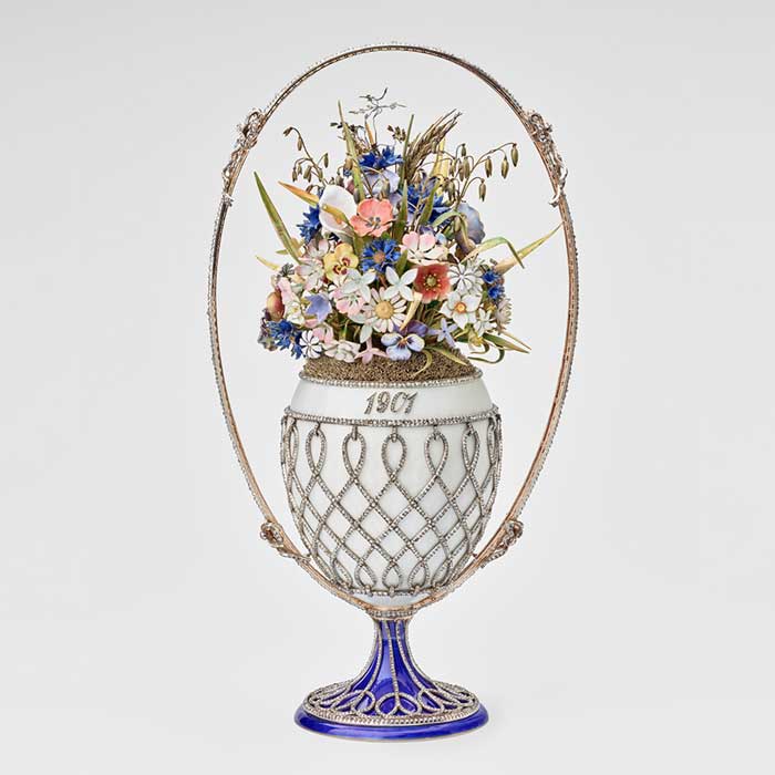 the basket of flowers fabergé egg