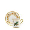 Ginori 1735 Voliere Coffee Cup and Saucer Coucou Didrie
