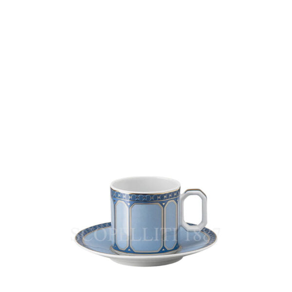 swarovski rosenthal signum azure espresso cup with saucer