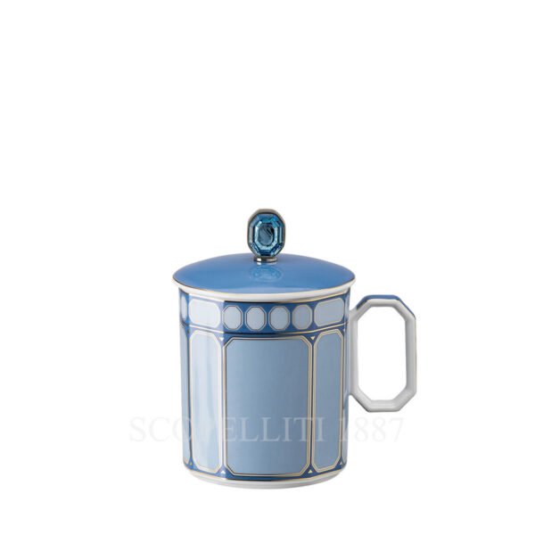 swarovski rosenthal signum azure mug with lid