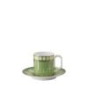 Swarovski Coffee Cup With Saucer Signum Green