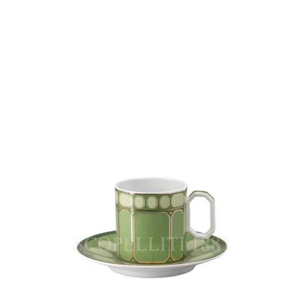 swarovskirosenthal signum fern coffee cup with saucer