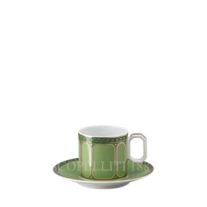 swarovski rosenthal signum fern espresso cup with saucer