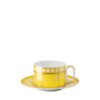 Swarovski Tea Cup With Saucer Signum Yellow