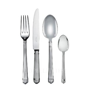 christofle aria 24 pcs silver plated cutlery set