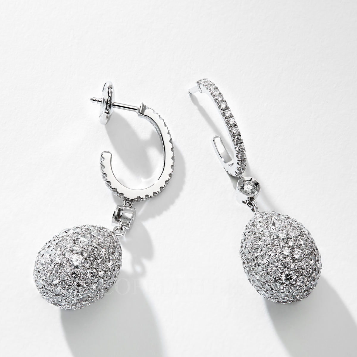 faberge emotion diamond earrings