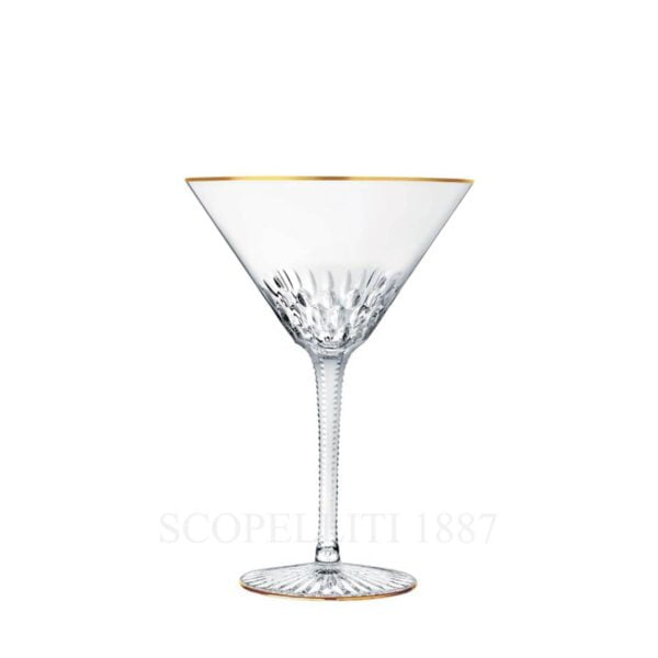 saint louis apollo gold cocktail glass