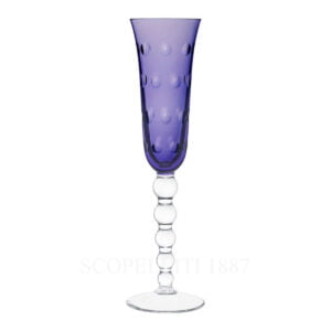 saint louis bubbles champagne flutes purple