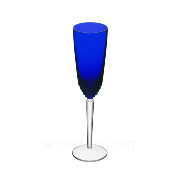 saint louis oxymore champagne flute dark blue