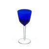 Saint Louis Oxymore Hock Glass Dark Blue