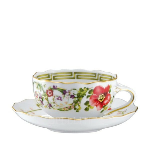 versace flower fantasy tea cup