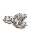 Buccellati 3 Geranium Leaves Centerpiece Small Sterling Silver