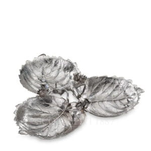 buccellati silver hazel leaves nuts medium