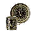 Versace Gift Set Mug and Plate Virtus Gala Black