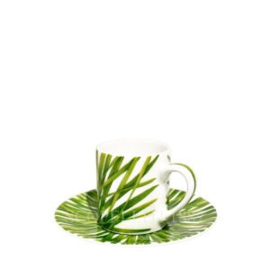 taitu cup saucer life in green