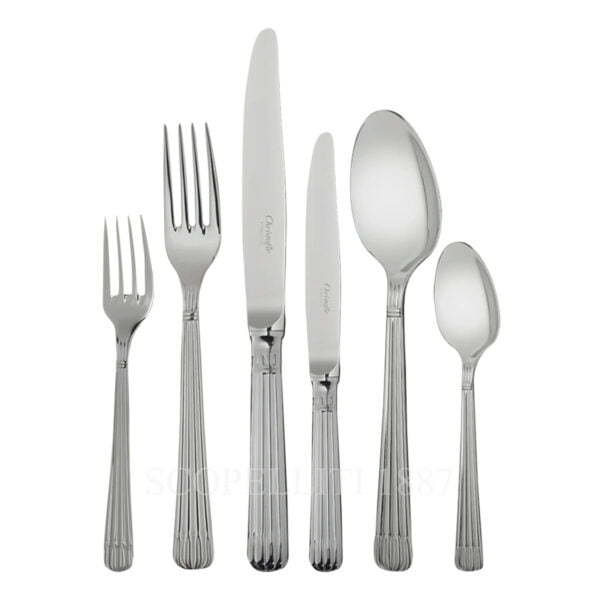 christofle osiris cutlery set 36 pieces stainless steel