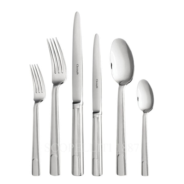 christofle hudson cutlery set stainless steel 36 pcs