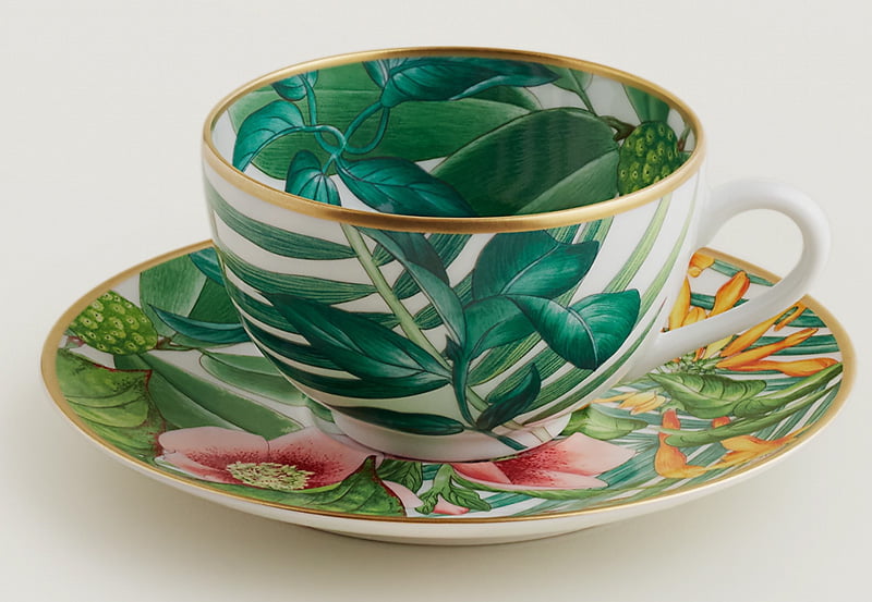 hermes passifolia tea cup