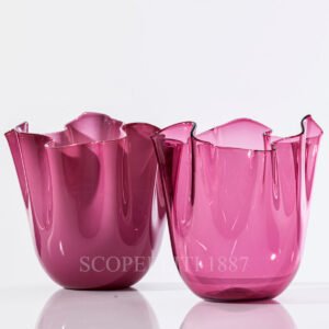 venini new color 2023 pink fazzoletto vase