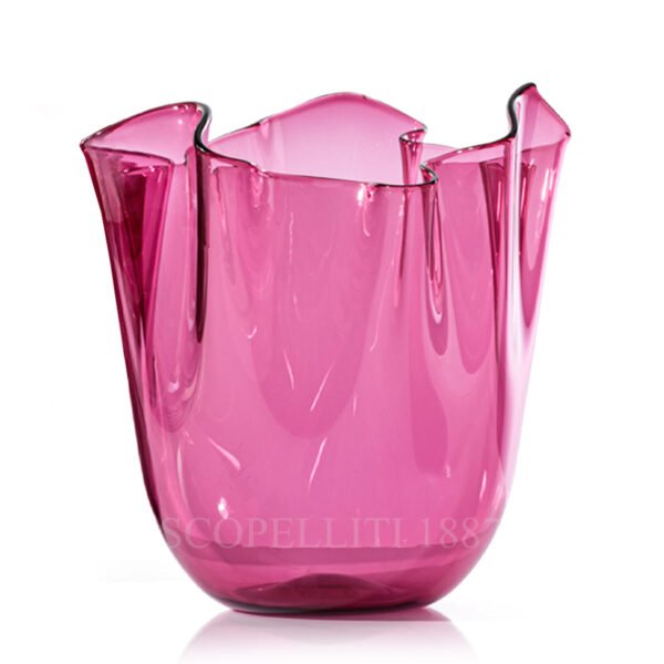 venini new color 2023 pink magenta fazzoletto vase